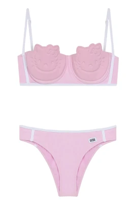 Hello Kitty Embossed Bikini