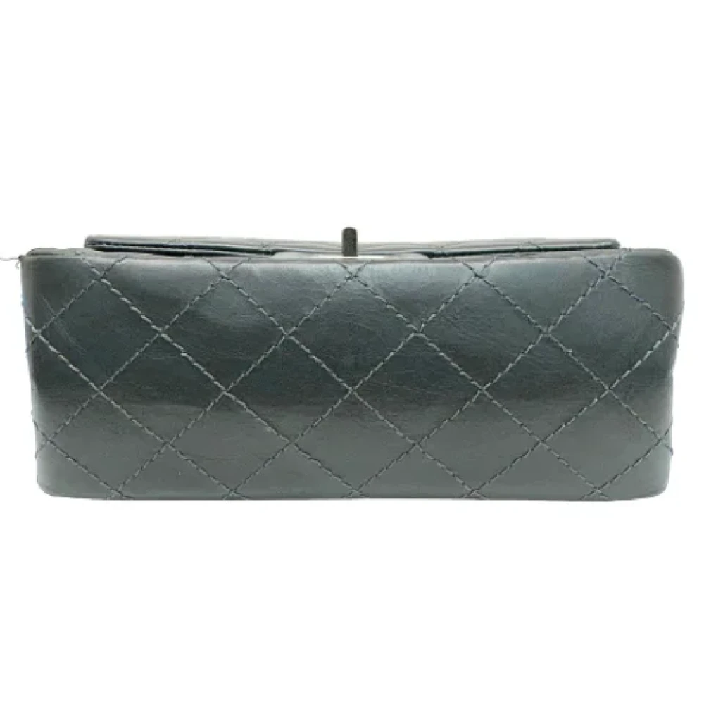 Chanel Vintage Pre-owned Fabric chanel-bags Gray Dames