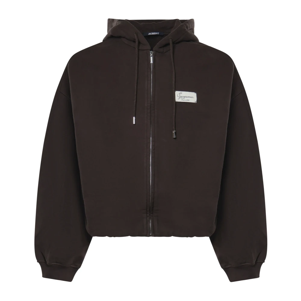 Jacquemus Donna Marrone - Zip-Throughs - Sweatshirts & Hoodies - M - Immagine 7