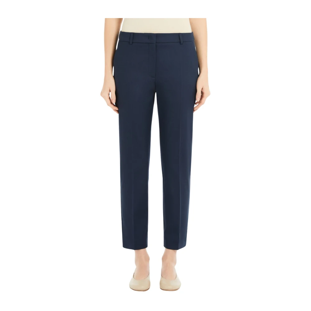 Max Mara Weekend Vite Broek Blue Dames