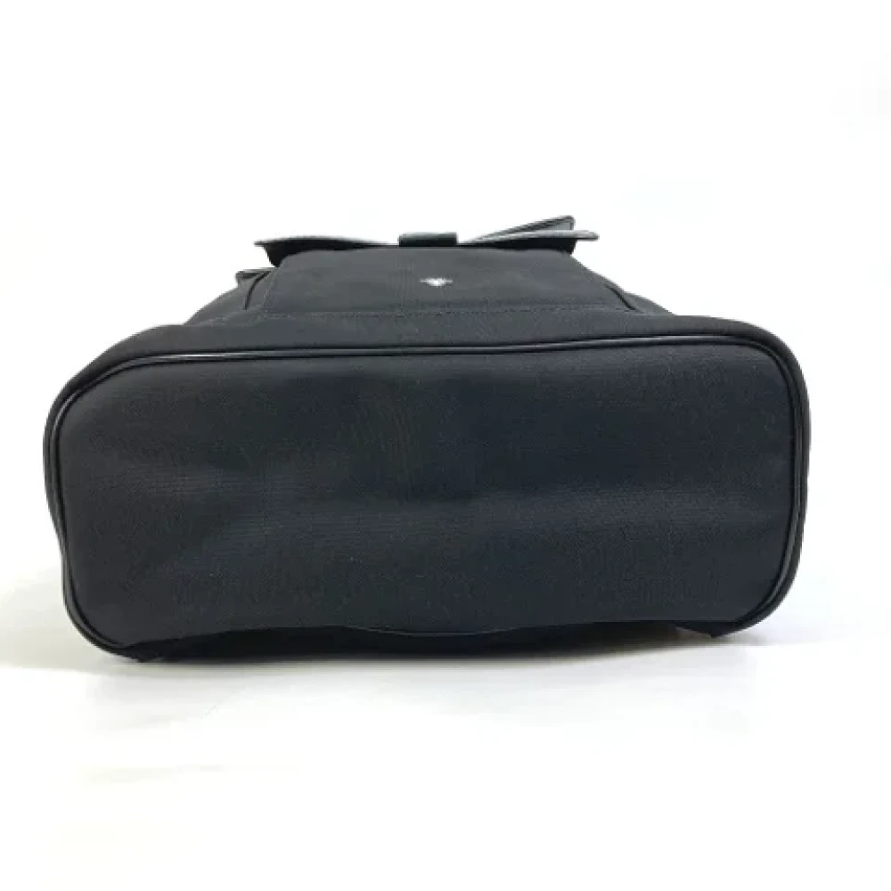 Dior Vintage Pre-owned Fabric shoulder-bags Black Dames