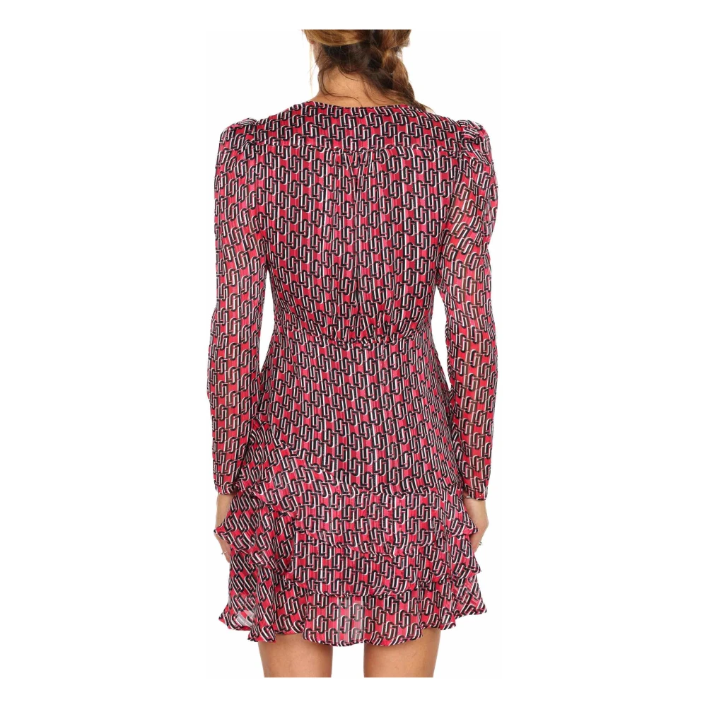 Liu Jo Korte jurk met ruches patroon Multicolor Dames