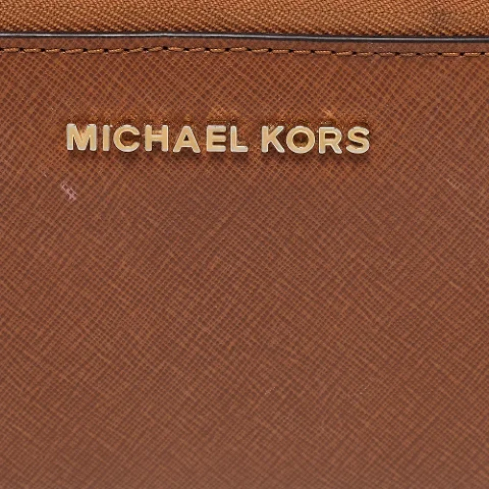 Michael Kors Pre-owned Leather wallets Brown Dames