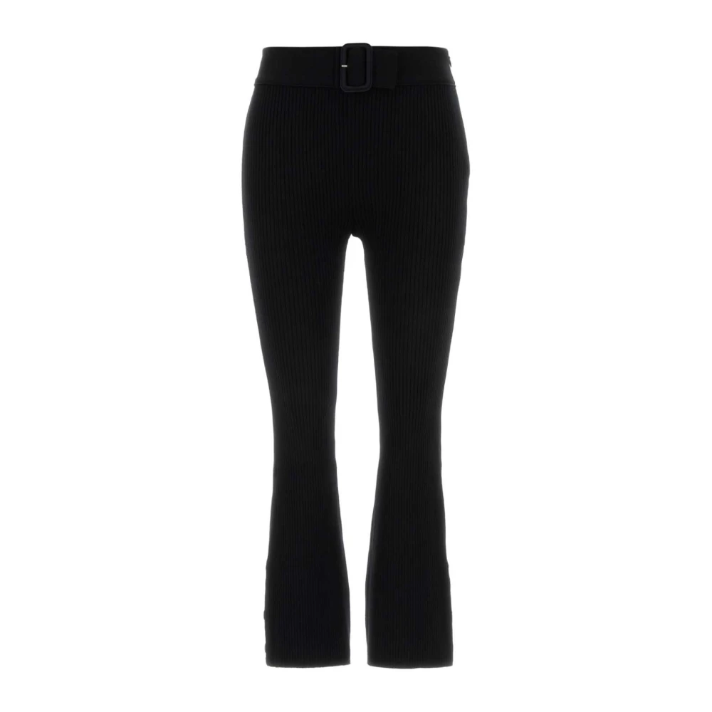 Courrèges Donna Nero Pantaloni, S, New,