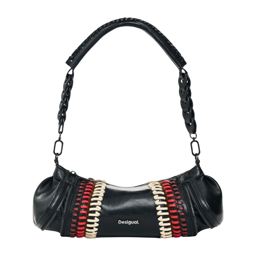 Desigual Donna Nero Donne, Borsa A Mano, Borsa A Tracolla Sonique Zarauz Nf, - Immagine 4