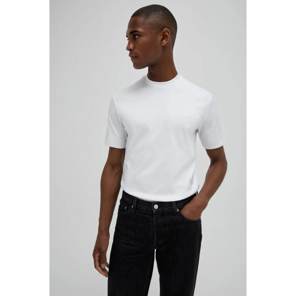 Valenza Interlock Supima T-shirt in wit White Heren