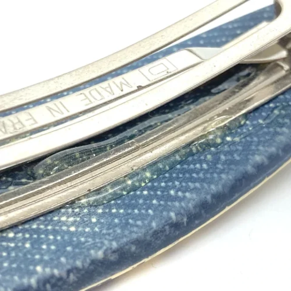 Chanel Vintage Pre-owned Plastic hair-accessories Blue Dames
