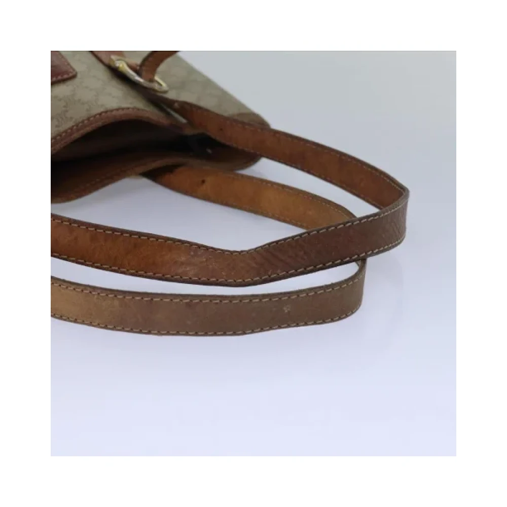 Celine Vintage Pre-owned Canvas celine-bags Beige Dames