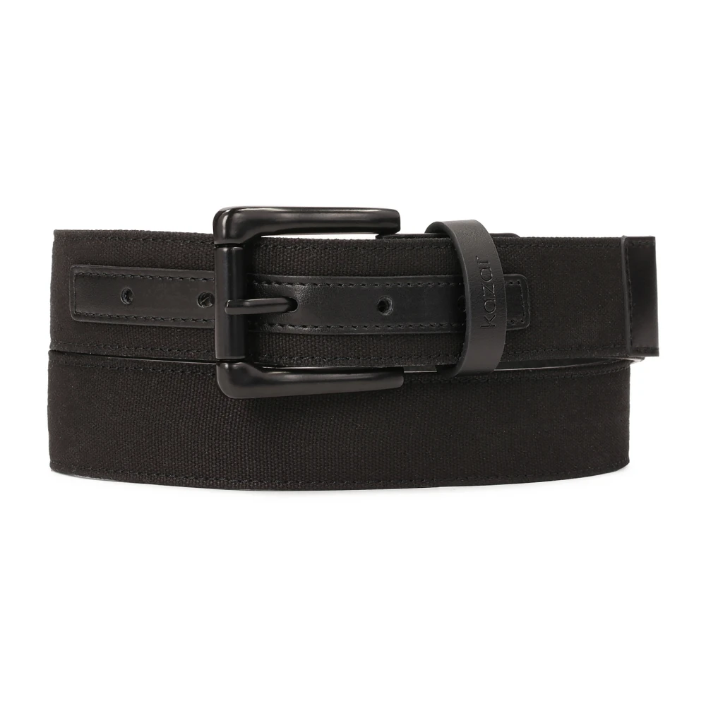 Kazar Zwart stoffen riem Black Dames