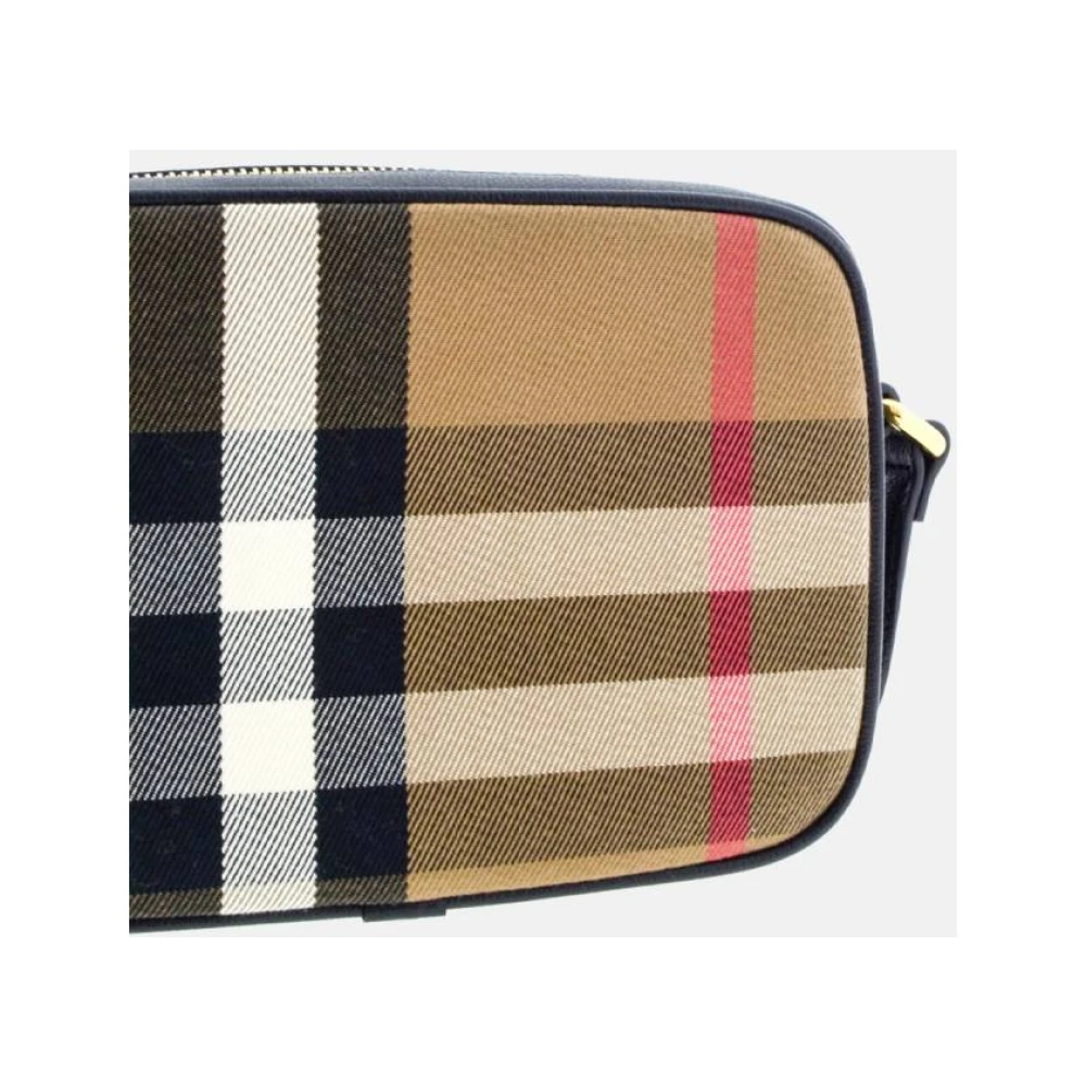 Burberry Zwarte cameratas met ruitprint Multicolor Dames