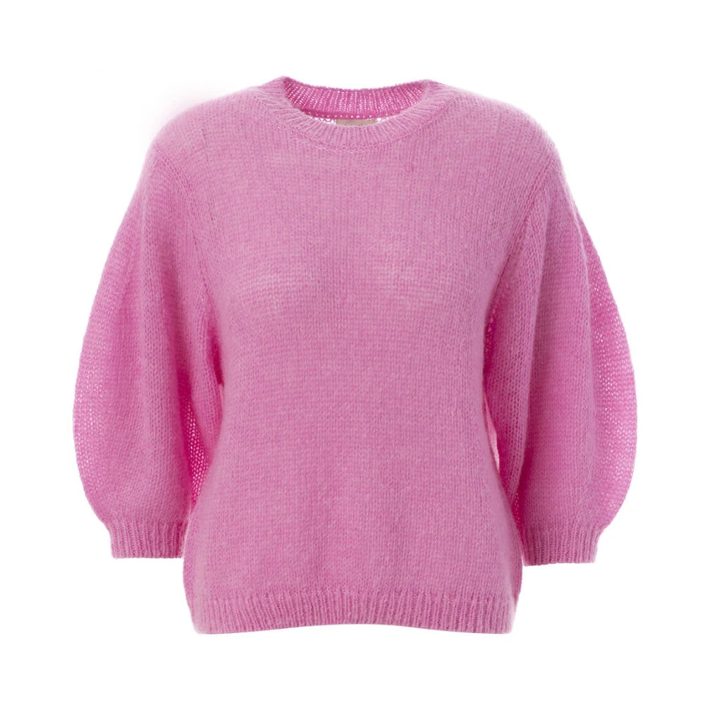 JC Sophie Grayson Korte Mouw Trui Pink Dames