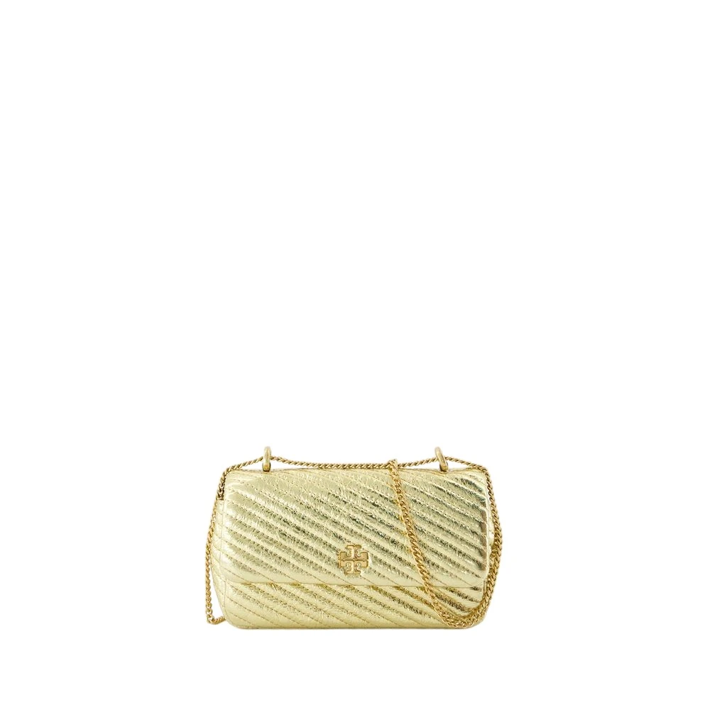 TORY BURCH Mini Flap Schoudertas in Goud Yellow Dames