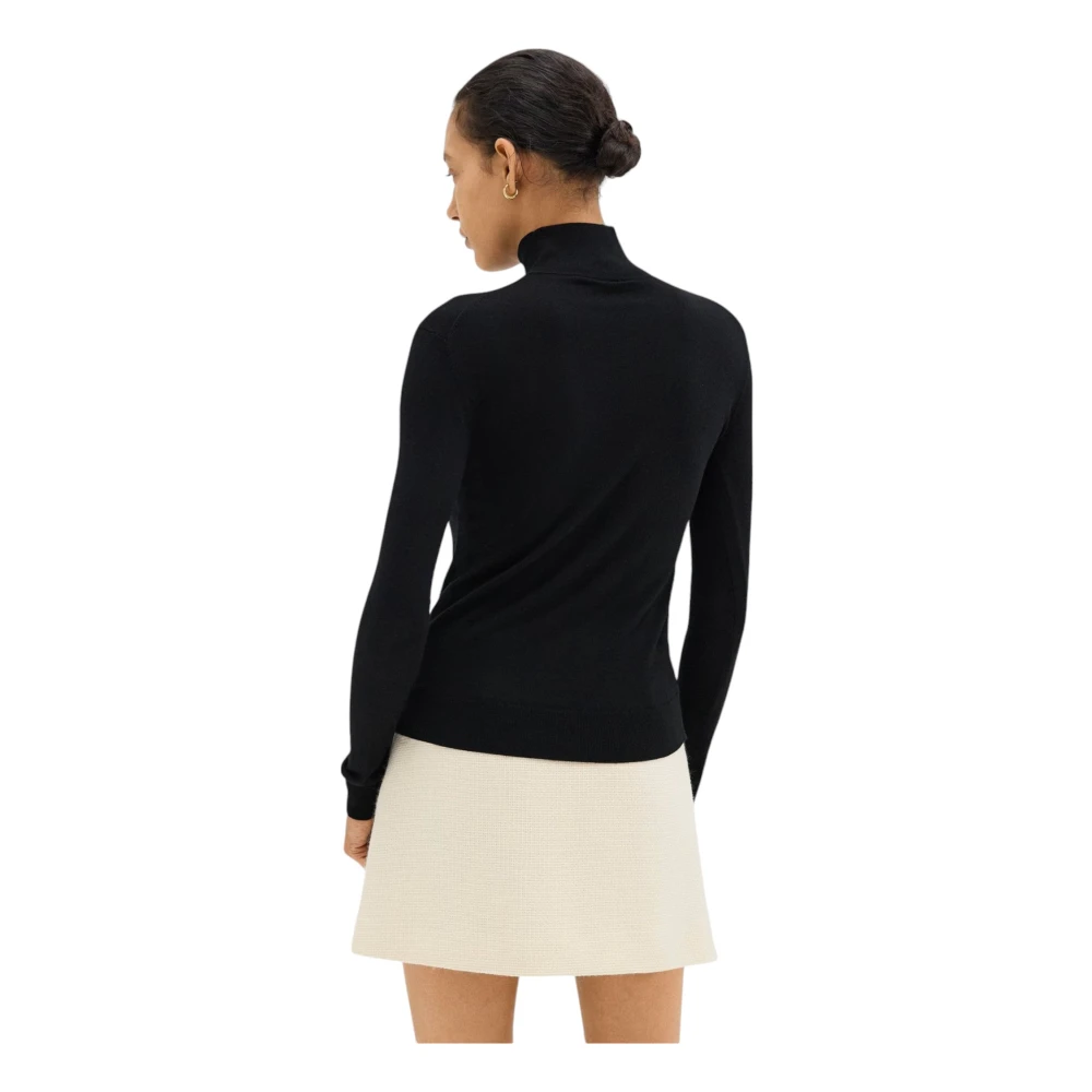 Theory Zwarte Coltrui Trui Black Dames