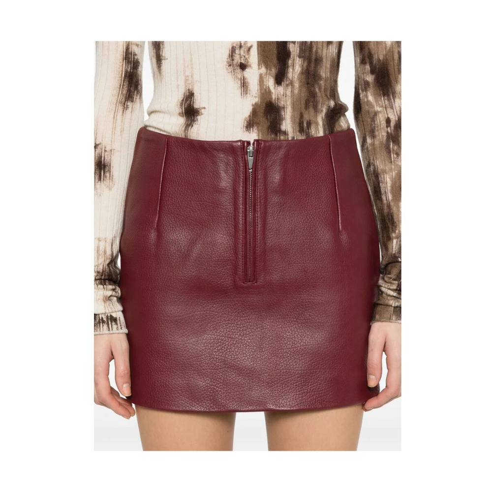 Remain Birger Christensen Bordeaux Rode Ritsrok Red Dames