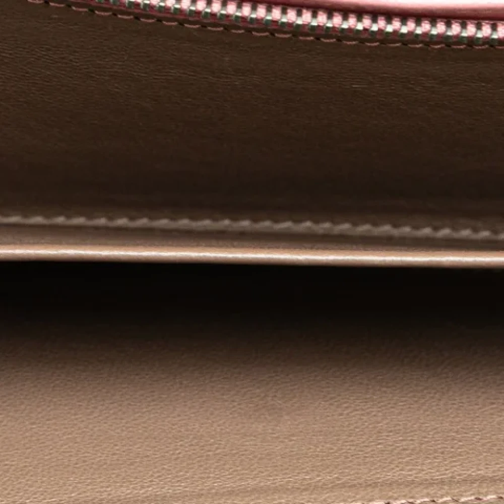 Bottega Veneta Vintage Pre-owned Leather wallets Pink Dames