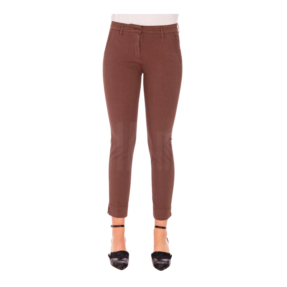 Via Masini 80 Stijlvolle Herenbroek Brown Dames