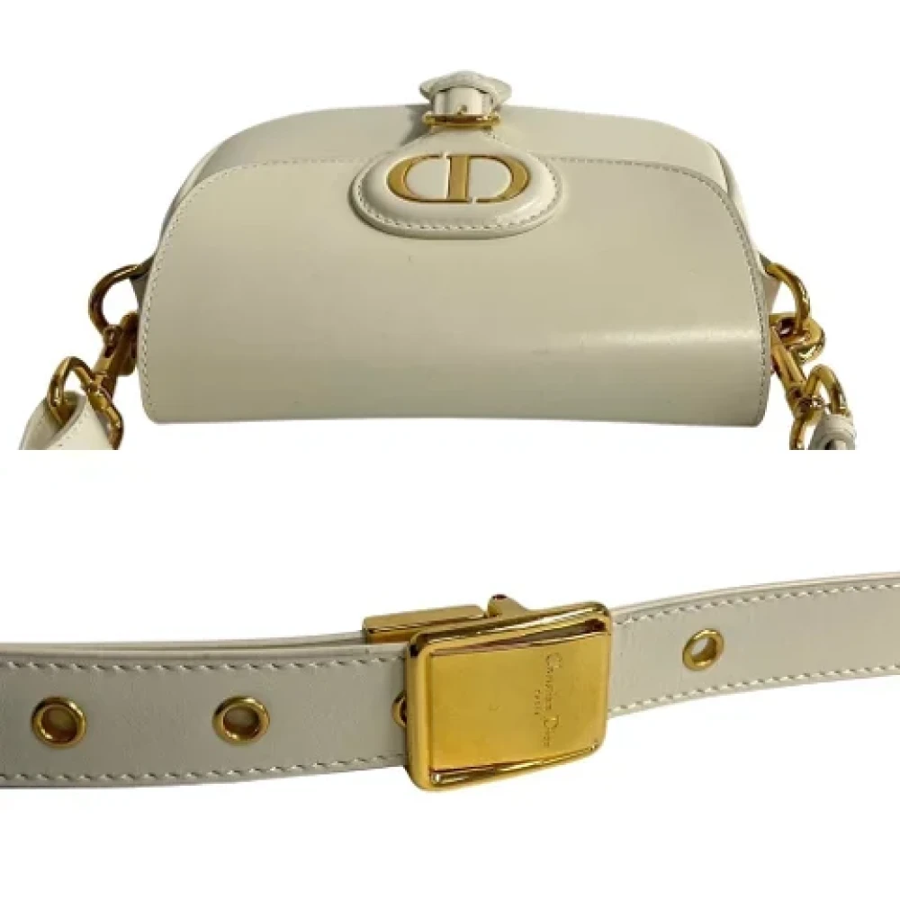 Dior Vintage Pre-owned Leather dior-bags White Dames