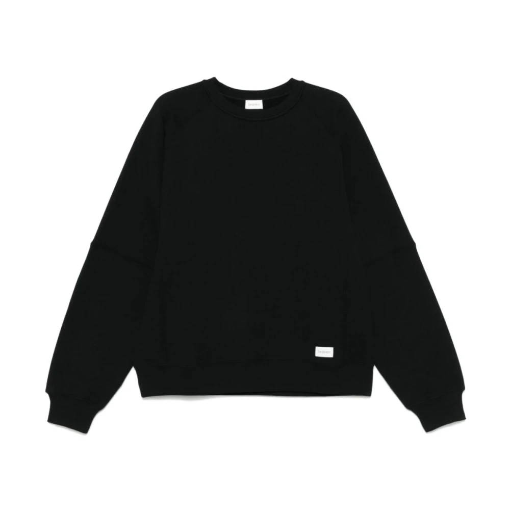 Saint Laurent Rondgebreide trui Black Heren