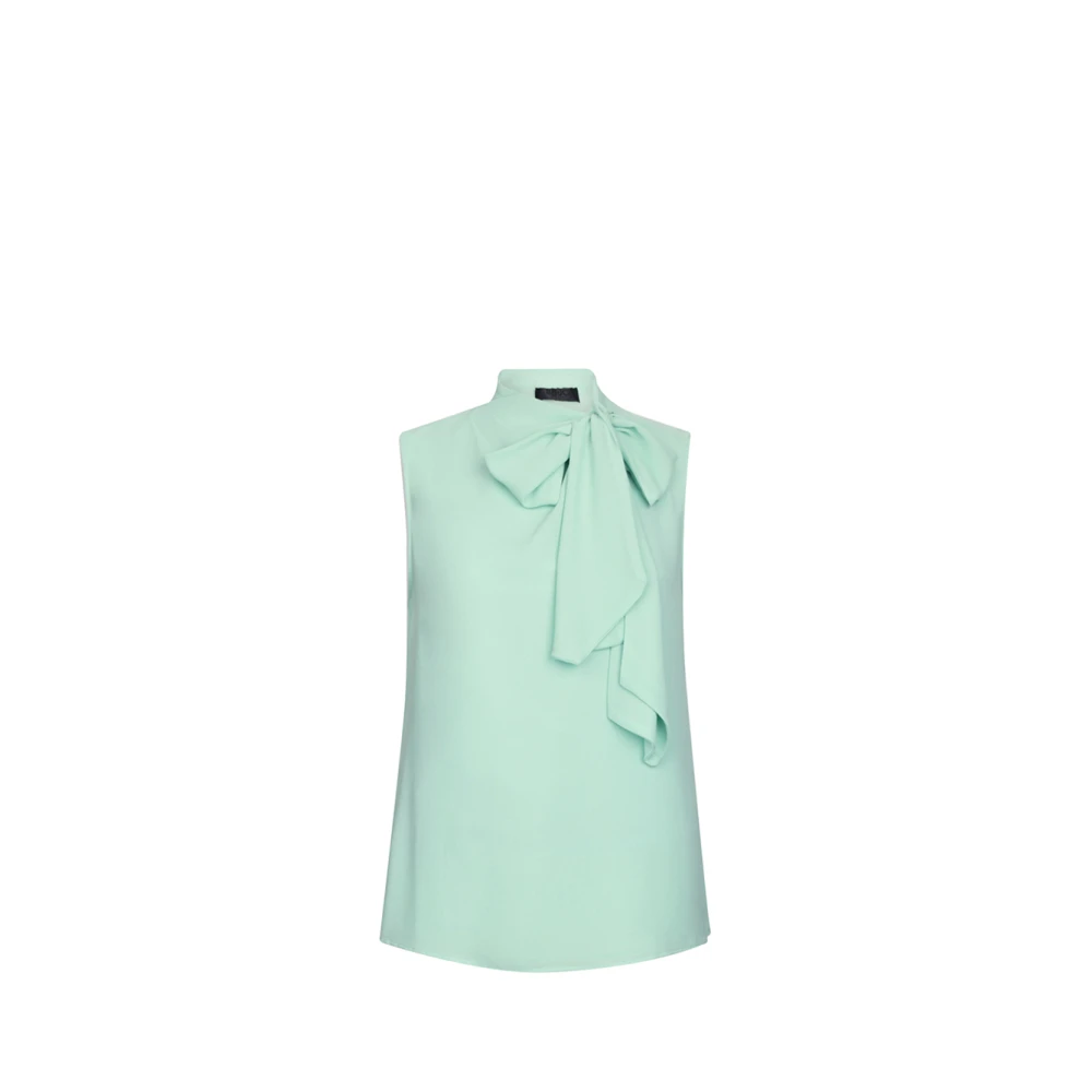 Liu Jo Elegante Groene Top met Kant Details Green Dames