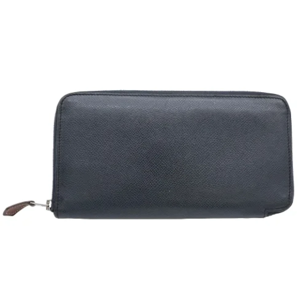 Hermès Vintage Pre-owned Canvas wallets Gray Dames