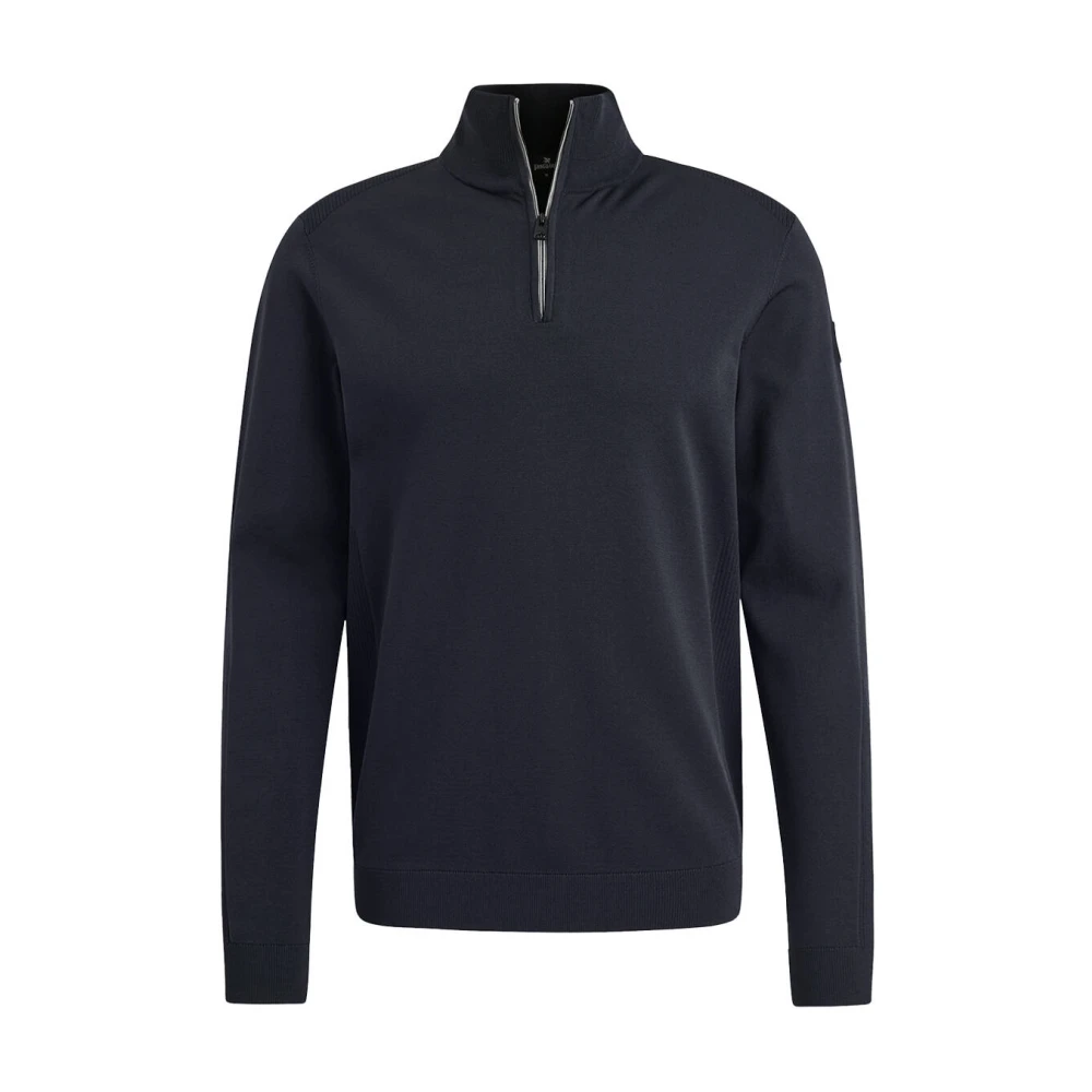 Vanguard Stijlvolle Half-Zip Pullover Blue Heren