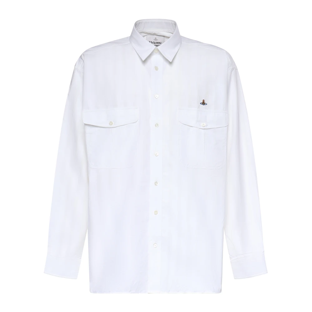 Vivienne Westwood Men's White Bernhard Shirt - Formal Shirts - L - Shirts