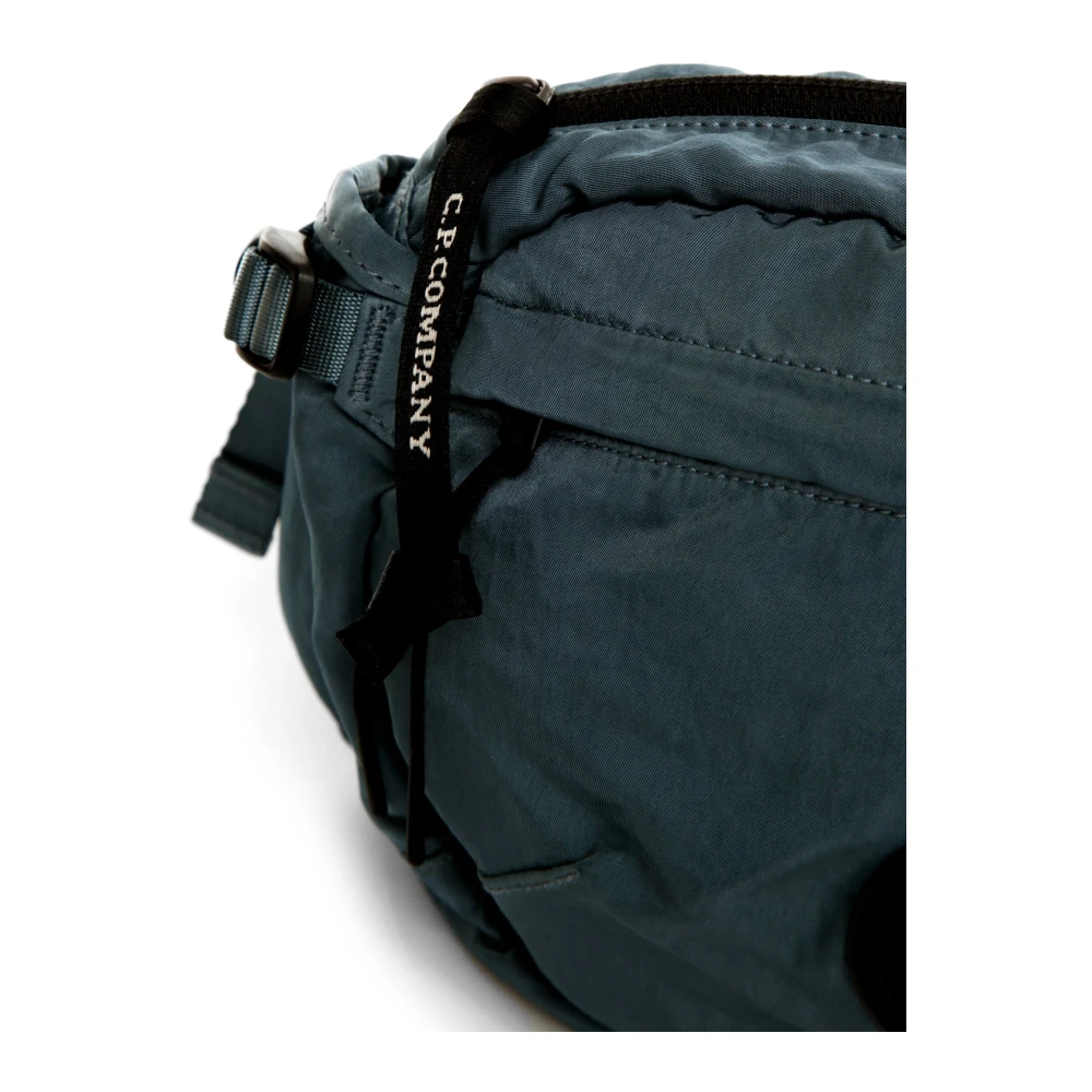 C.P. Company Nylon Crossbody Tas met Anti-Drop Behandeling Blue Heren