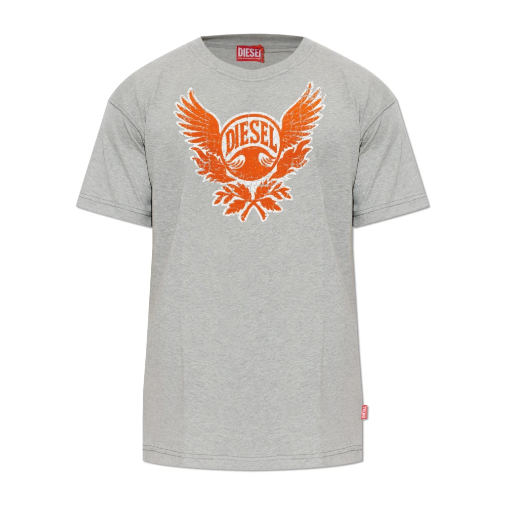 Diesel Uomo Grigio Top, M, New,