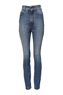 Ljusblå Skinny High Waist Jeans