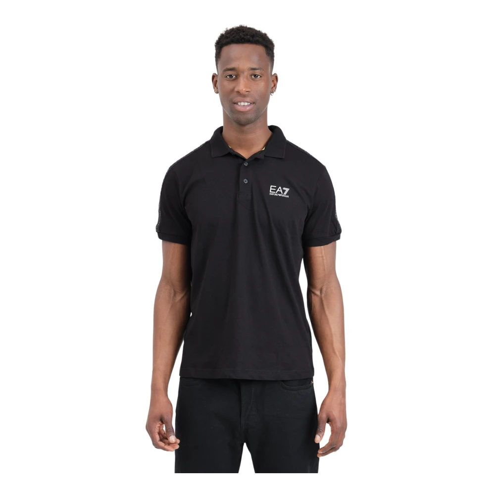 Emporio Armani EA7 Polo Shirts Black Heren