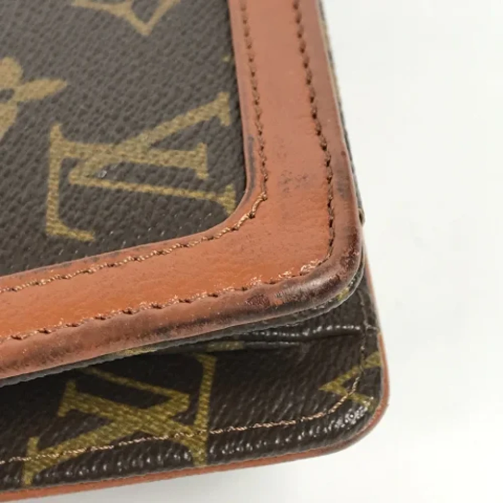 Louis Vuitton Vintage Pre-owned Cotton louis-vuitton-bags Brown Dames