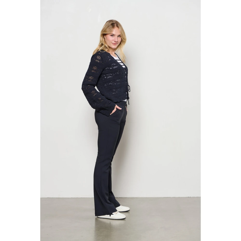 &Co Woman Wijde Broek Zomerse Stijl Blue Dames