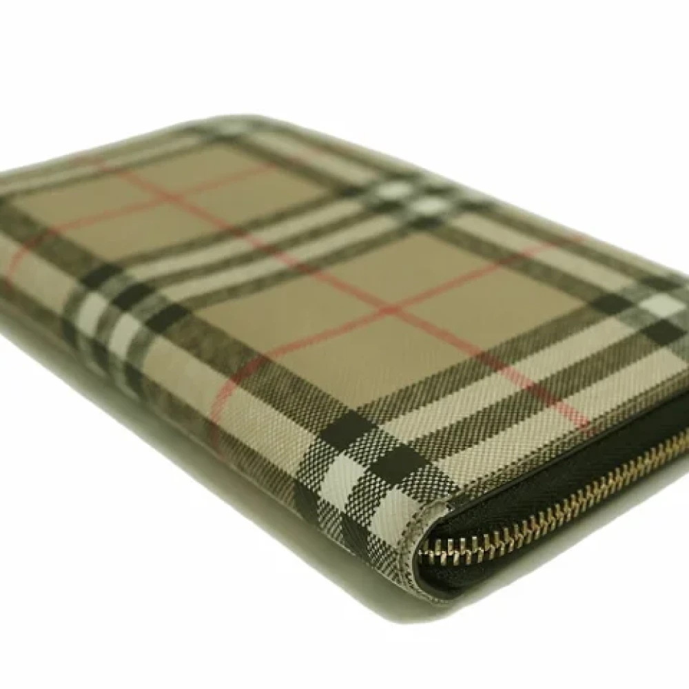 Burberry Vintage Pre-owned Leather wallets Brown Dames
