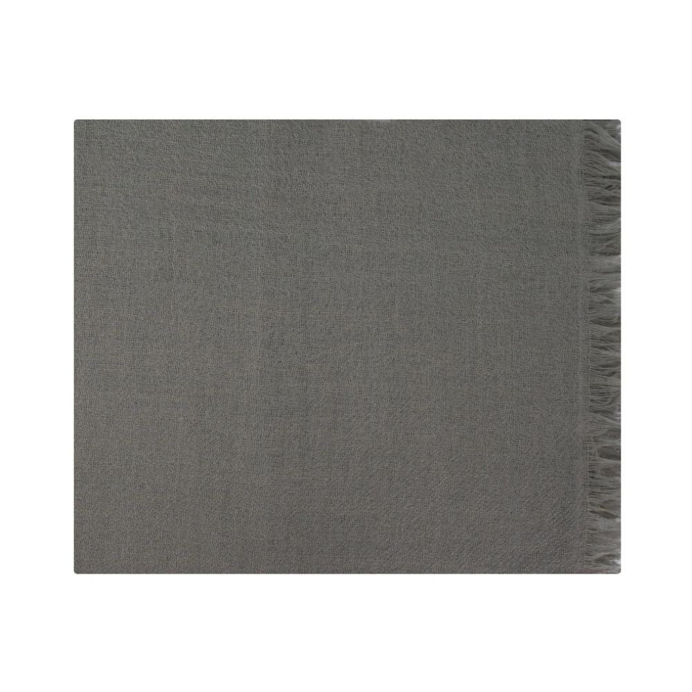 Brunello Cucinelli Women's Gray Cashmere And Silk Scarf