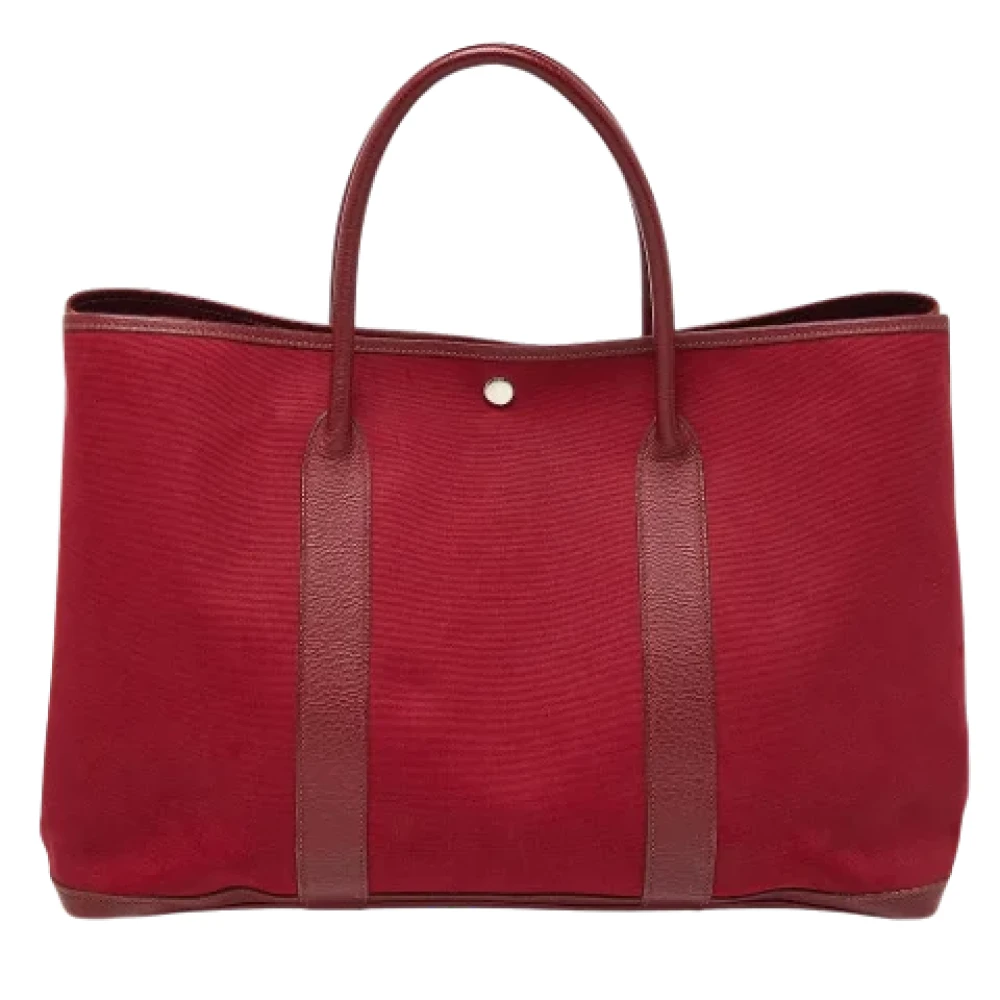 Hermès Vintage Pre-owned Leather totes Red Dames