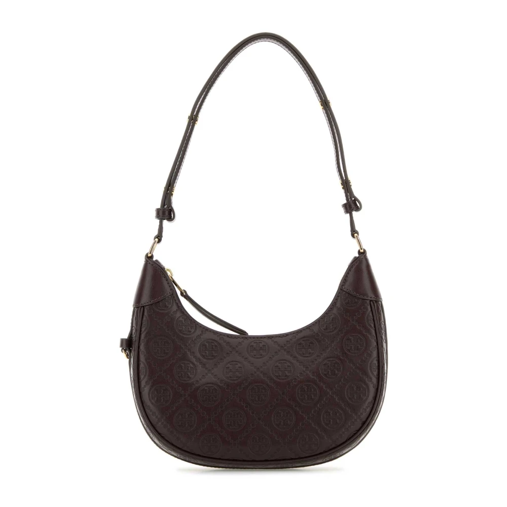 TORY BURCH Klassieke Bruin Leren Schoudertas Brown Dames
