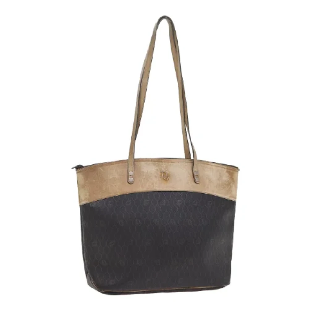 Dior Vintage Pre-owned Leather totes Black Dames