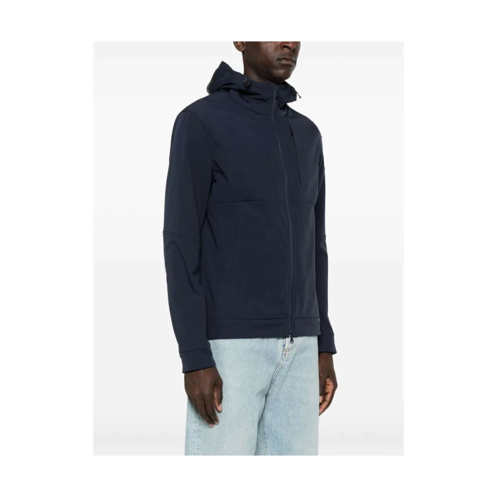 PAUL & SHARK Navy Blauw Geïsoleerd Shell Jack Blue Heren