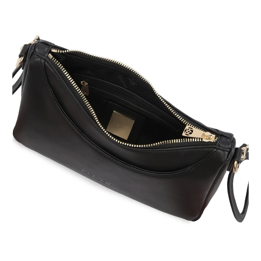 Kazar Zwarte tas aan een riem met de mogelijkheid om aan een kinderwagen te bevestigen Black Dames