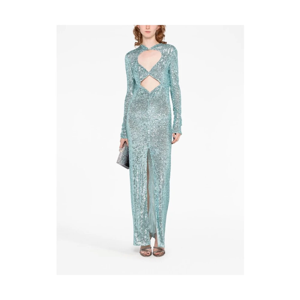 Nervi Maxi Dresses Blue Dames