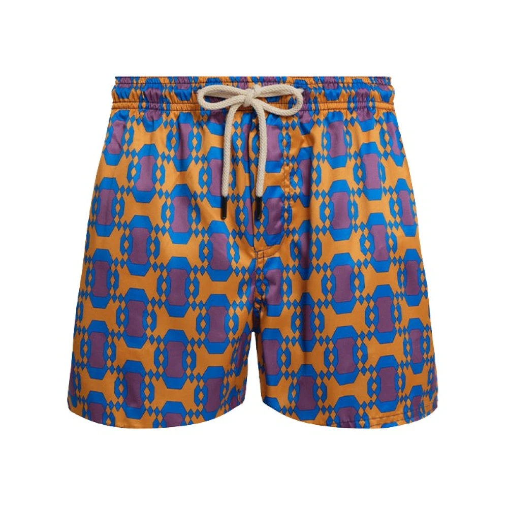 Peninsula Mediterrane Stijl Zwemkleding Oranje Multicolor Heren