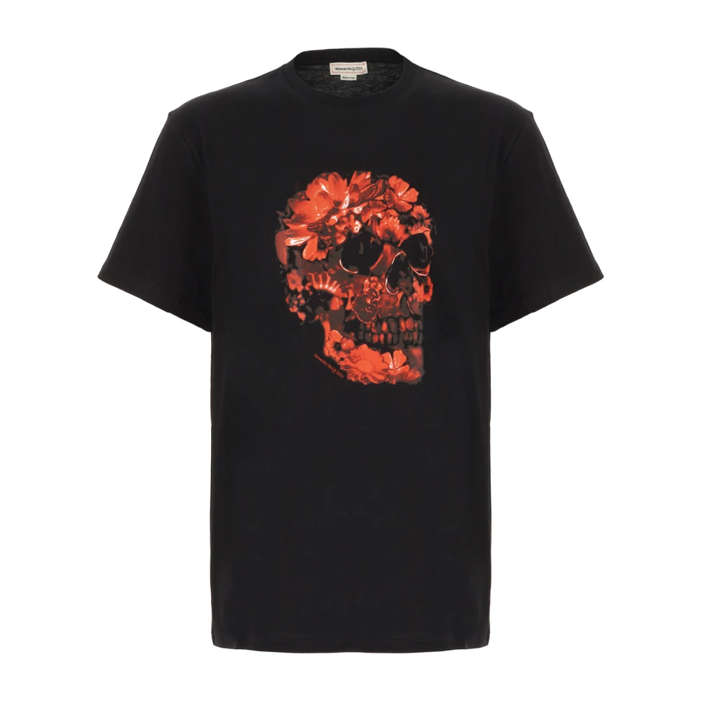 Alexander McQueen Casual Bomull T-shirt Black, Herr