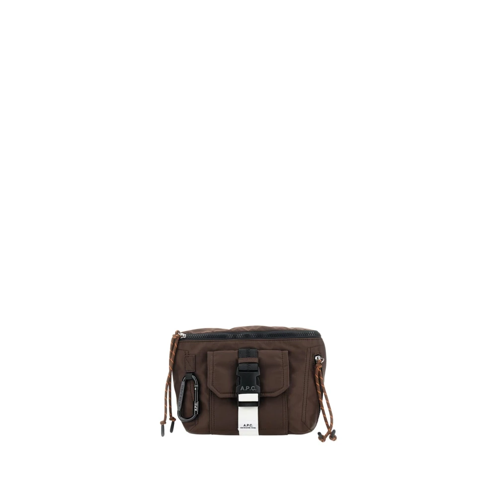 A.p.c. Men's Brown Cross Body Bags, One Size, Belt Bag