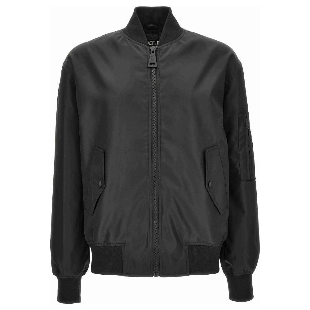 Versace Jeans Couture Stijlvolle Jassen Collectie Black Heren