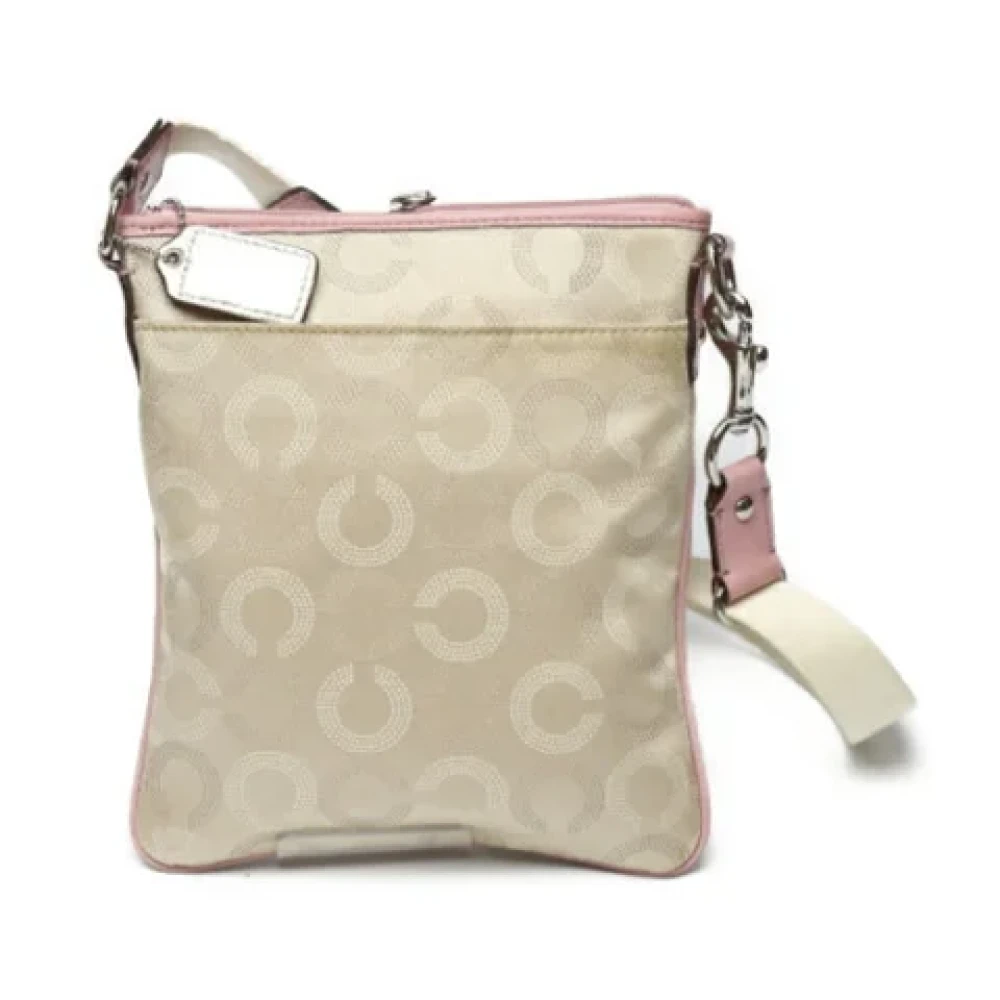 Coach Pre-owned Leather shoulder-bags Pink Dames