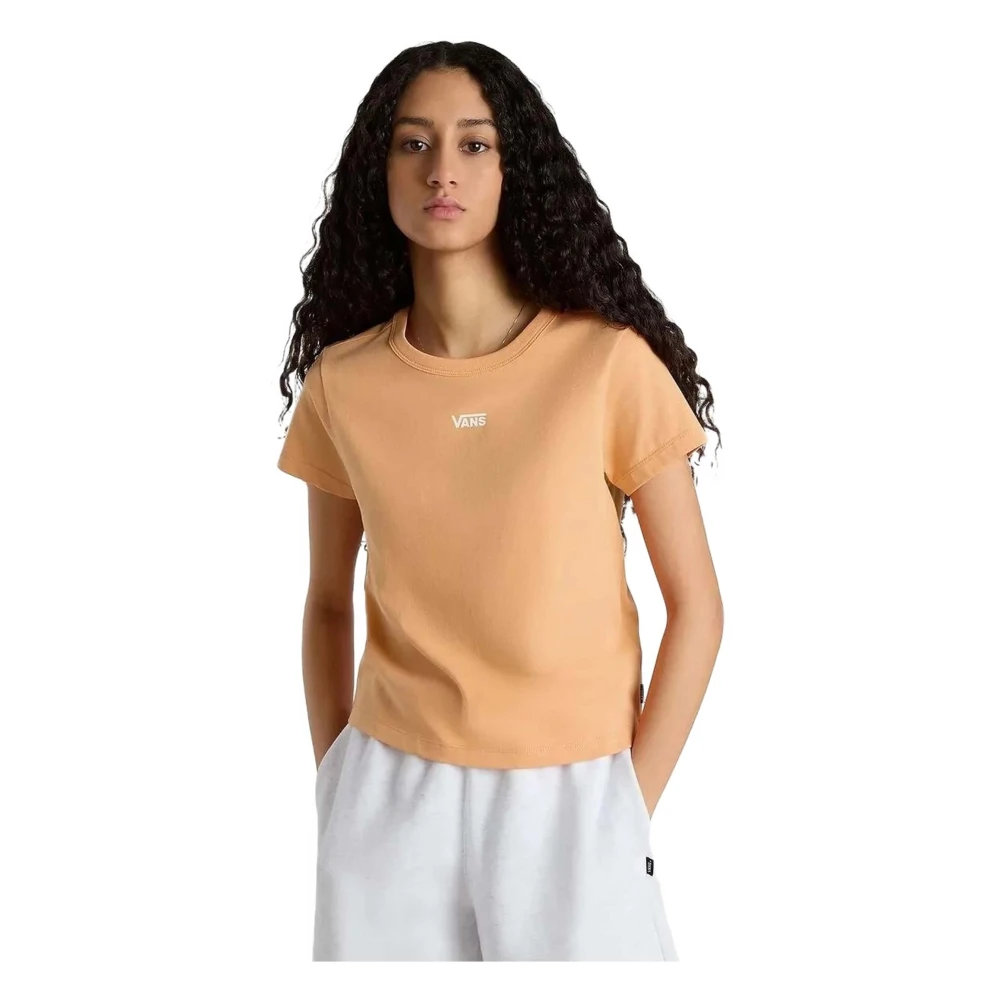 Vans Basis Mini T-shirt Orange Dames