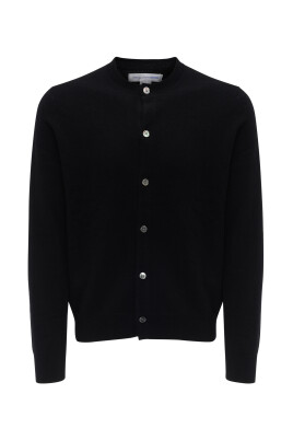 black-knit-cardigan-for-men