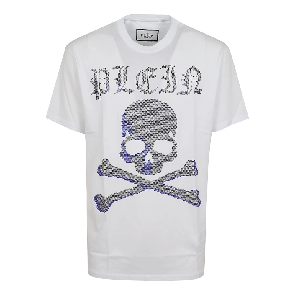 Philipp Plein Wit T-shirt Eigentijdse Elegantie White Heren
