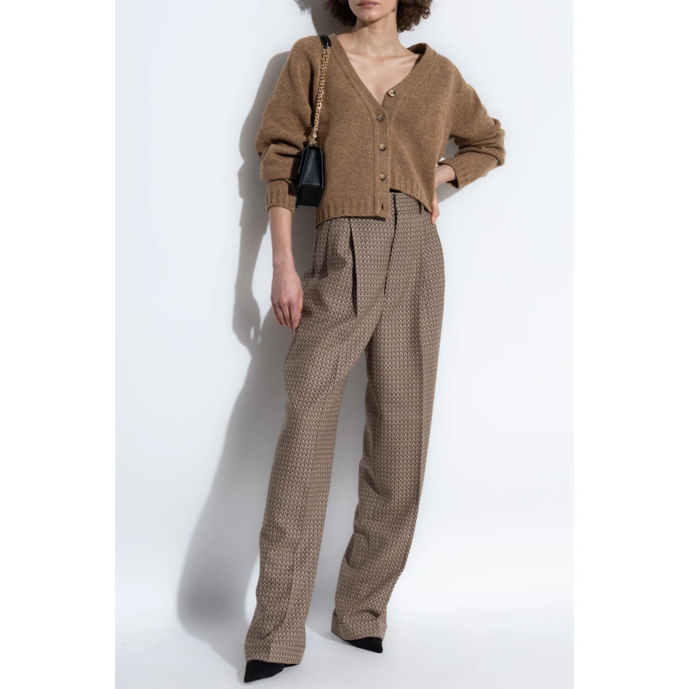 Moschino Wollen Vest Brown Dames