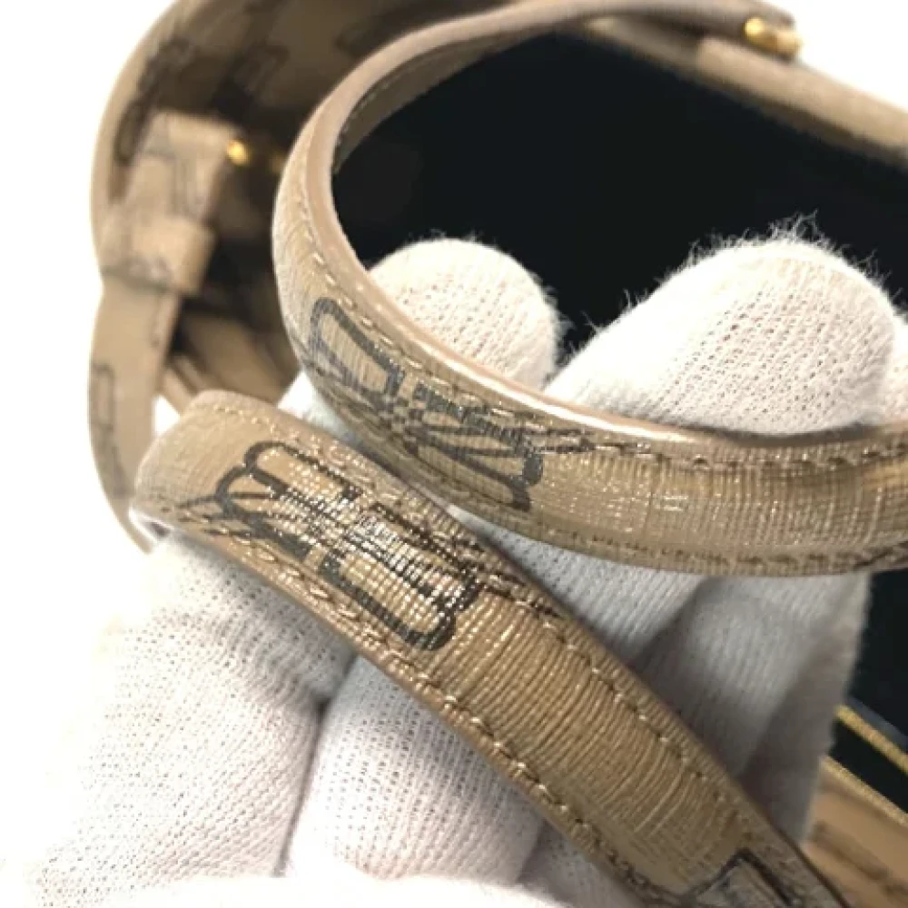 Balenciaga Vintage Pre-owned Leather balenciaga-bags Beige Dames